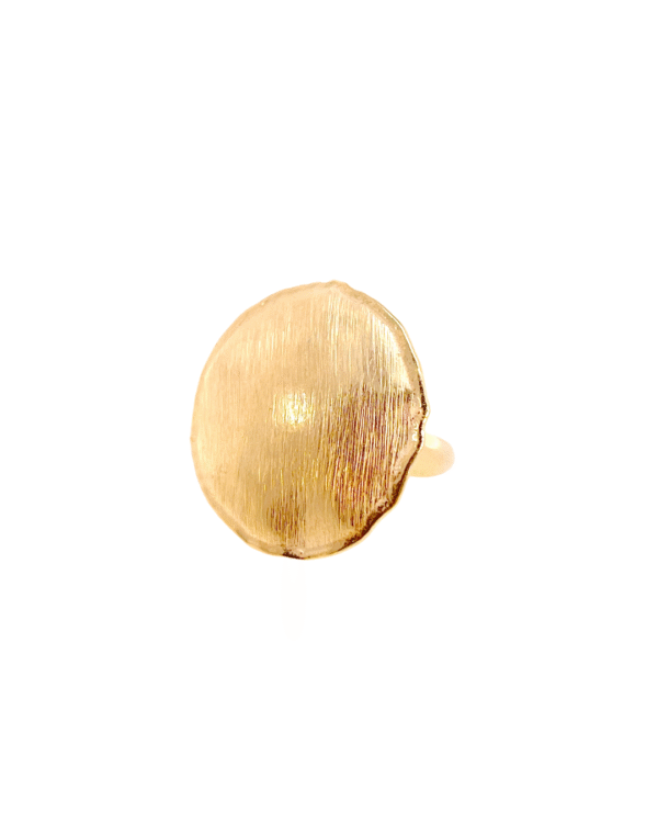 ANELLO MY SUN BATTUTO TONDO
