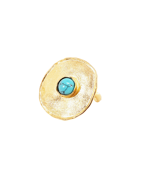 ANELLO MY SUN CON PIETRA TURCHESE