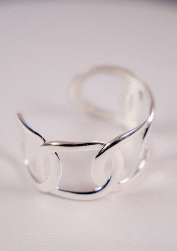 BRACCIALE RIGIDO A SCHIAVA INTRECCIATO - immagine 2
