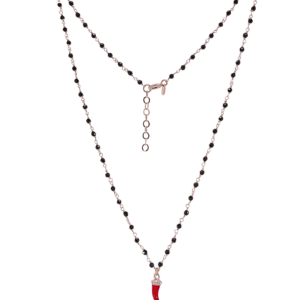 COLLANA PEPERONCINO NERA
